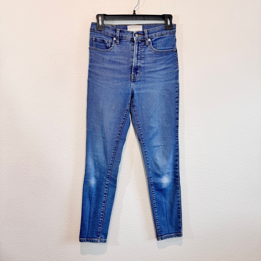 Everlane High Rise Ankle Skinny Jeans Women’s Stretch Blue Denim 26